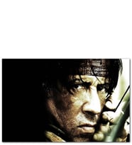 Ahşap Tablo John Rambo Ve Oku