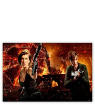 Ahşap Tablo Resident Evil Milla Jovovich
