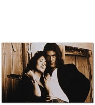 Ahşap Tablo Desperado Antonio Banderas Ve Salma Hayek