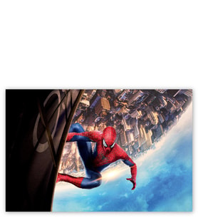 Ahşap Tablo Spiderman Hayata Tutunmak