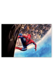 Ahşap Tablo Spiderman Hayata Tutunmak