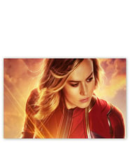Ahşap Tablo Captain Marvel Brie Larson 2