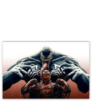 Ahşap Tablo Venom Spider-Man Savaşı