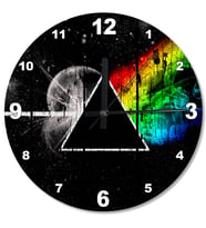 The Pink Floyd Ahşap Duvar Saati