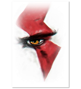 Ahşap Tablo Assassins Creed Tek Göz