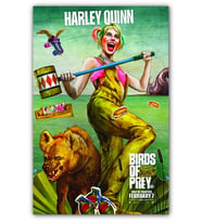 Ahşap Tablo Harley Quinn Birds Of Prey