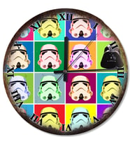 Sanat Star Wars Pop Akarlı Duvar Saati
