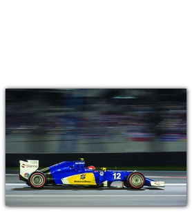 Ahşap Tablo F1 2016 Yarış