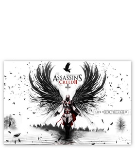 Ahşap Tablo Assassins Creed 2 Oyun Posteri
