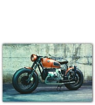 Ahşap Tablo BMW Retro Motorsiklet