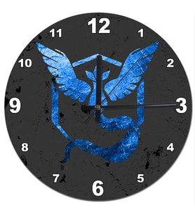 Pokemon Go Team Mystic Sessiz Duvar Saati