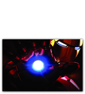 Ahşap Tablo Iron Man  Avuç