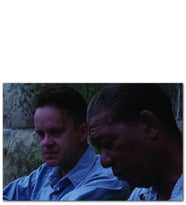 Ahşap Tablo Esaretin Bedeli Tim Robbins Ve Morgan Freeman