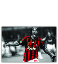 Ahşap Tablo Ronaldinho Gol Sevinci