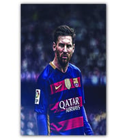 Ahşap Tablo Tribünler Messi