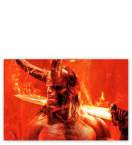 Ahşap Tablo Hellboy Cehennem Meleği