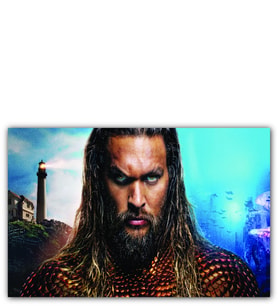 Ahşap Tablo Aquaman Keskin Bakışlar