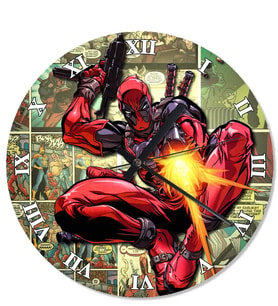 Deadpool Dekoratif Duvar Saati