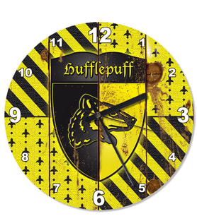 Hufflepuff Harry Potter Tasarım Duvar Saati
