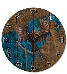 Ravenclaw Harry Potter Sessiz Duvar Saati
