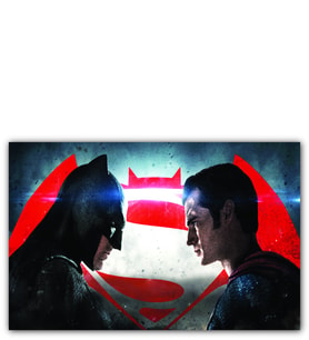 Ahşap Tablo Batman VS Superman Karşılaşması