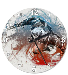 League Of Legends Zed Sessiz Duvar Saati