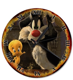 Tweety Ve Sylvester Analog Duvar Saati