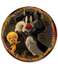 Tweety Ve Sylvester Analog Duvar Saati