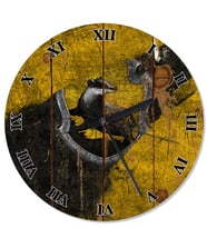 Hufflepuff Harry Potter Şekilli Duvar Saati