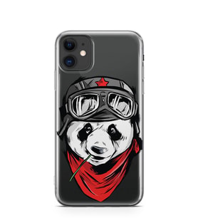 Kılıfland Apple İphone 11 Kılıf Silikon Resimli Kapak Googles Panda -Stok 454