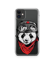 Kılıfland Apple İphone 11 Kılıf Silikon Resimli Kapak Googles Panda -Stok 454