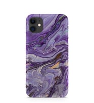 Kılıfland Apple İphone 11 Kılıf Silikon Resimli Kapak Abstract Purple -Stok 1070