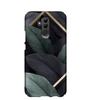 Kılıfland Huawei Mate 20 Lite Kılıf Silikon Desenli Resimli Lüx Kapak Green Floral -Stok 1061