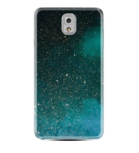 Kılıfland Samsung Galaxy Note 3 Silikon Resimli Kapak Green Sky Stok 1080