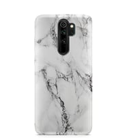 Kılıfland Xiaomi Redmi Note 8 Pro Kılıf Silikon Resimli Kapak Fragile White Marble Mermer -Stok 1103