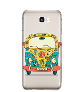 Kılıfland Samsung Galaxy J7 Prime-J7 Prime 2 Kılıf Silikon Resimli Kapak Peace -Stok 826