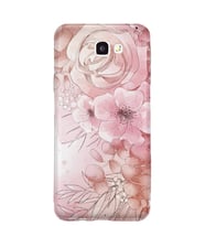 Kılıfland Samsung Galaxy J7 Prime-J7 Prime 2 Kılıf Silikon Resimli Kapak Pink Flowers -Stok 497