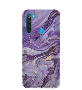 Kılıfland Xiaomi Redmi Note 8T Kılıf Silikon Resimli Kapak Abstract Purple -Stok 1070