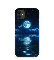 Kılıfland Apple İphone 11 Kılıf Silikon Resimli Kapak Night Moon -Stok 1133