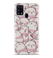 Kılıfland Samsung Galaxy M31 Kılıf Silikon Resimli Kapak Sweety Pattern Stok 965