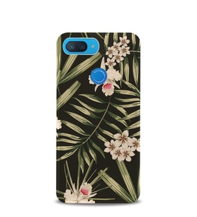 Kılıfland Xiaomi Mi 8 Lite Kılıf Silikon Resimli Kapak Forest Flowers -Stok 921