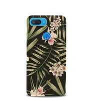 Kılıfland Xiaomi Mi 8 Lite Kılıf Silikon Resimli Kapak Forest Flowers -Stok 921