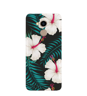 Kılıfland General Mobile GM8 Kılıf Silikon Desenli Resimli Lüx Kapak White Flowers -Stok 947