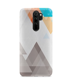 Kılıfland Xiaomi Redmi Note 8 Pro Kılıf Silikon Resimli Kapak Triangles -Stok 280