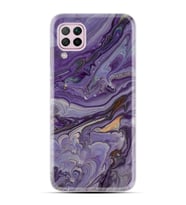 Kılıfland Huawei P40 Lite Kılıf Kılıf Silikon Resimli Kapak Abstract Purple Stok 1070