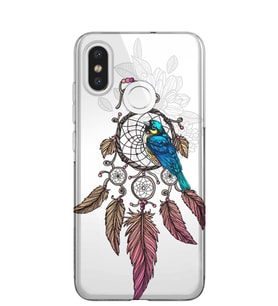 Kılıfland Xiaomi Redmi Note 7 Kılıf Silikon Resimli Kapak Dream Birds -Stok 950