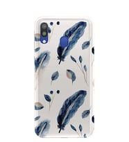 Kılıfland Samsung Galaxy A20 Kılıf A205F Silikon Resimli Kapak Leaf's -Stok 1031