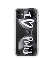 Kılıfland Apple İphone 11 Kılıf Silikon Resimli Kapak I Love Paris -Stok 35