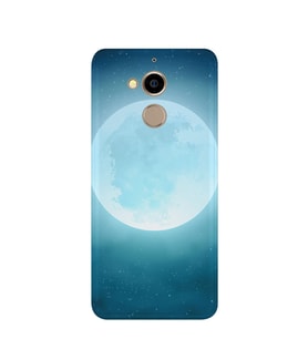 Kılıfland General Mobile GM8 Kılıf Silikon Desenli Resimli Lüx Kapak Moon -Stok 1088