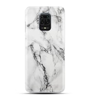 Kılıfland Xiaomi Redmi Note 9S Silikon Resimli Kapak Fragile White Marble Mermer Stok 1103